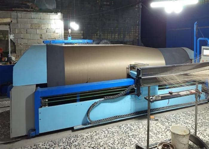چله پیچ بخشی ماهان، عرض 260cm، کد 2246