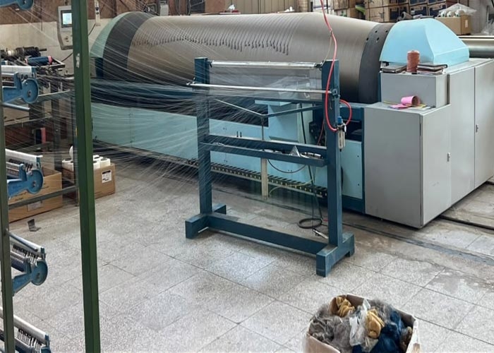 دستگاه چله پیچ بخشی ماهان، عرض 360cm، کد 2242