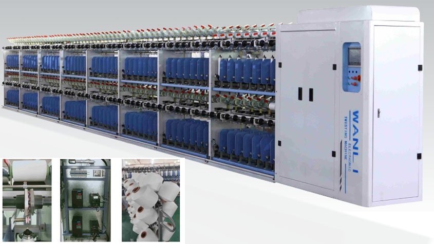 دستگاه تابندگی نخ فیلامنت از 30 تا 300 دنیر برند Wanli